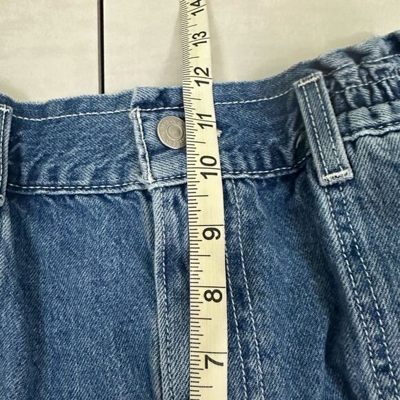 Levis Medium Wash High Rise Paper-Bag Denim Shorts 29in - Picture 4 of 8